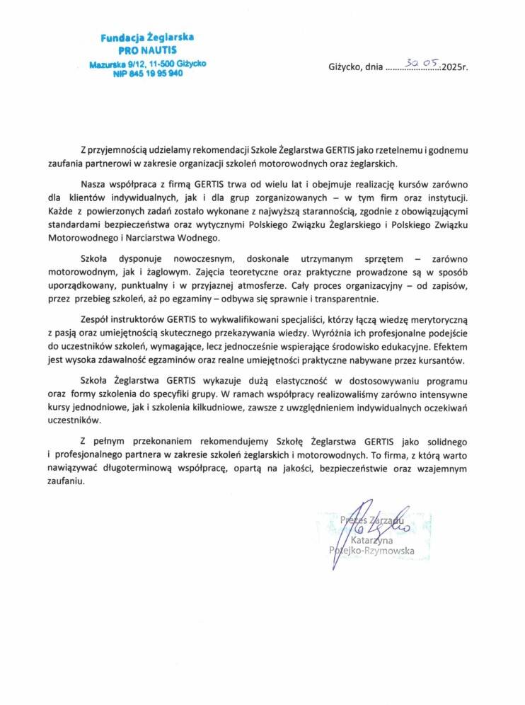 referencje gertis opinie