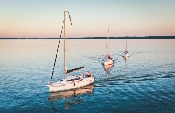 jachty na kursie na mazurach