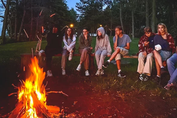 MOK-6 ognisko na rejsie po mazurach